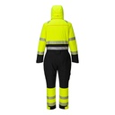 Portwest DX4 Warnschutz-Winteroverall – Warngelb/Schwarz – Rückansicht