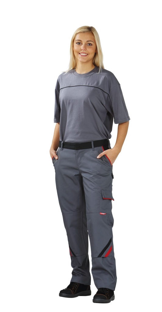 Planam Damen Bundhose Highline – Dunkelgrau – Modelansicht 1