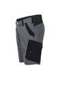 Planam Damen Shorts Norit – Dunkelgrau – Seitenansicht links