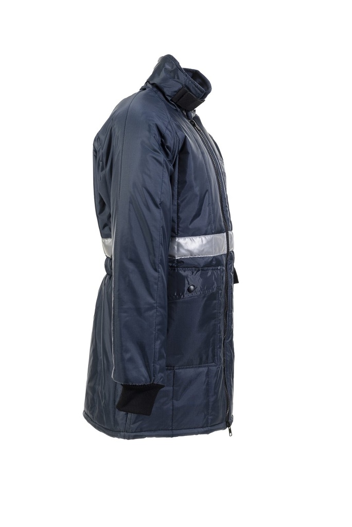Planam Gefrierhaus Parka Kühl-/Gefrierhaus – Marineblau – Seitenansicht rechts