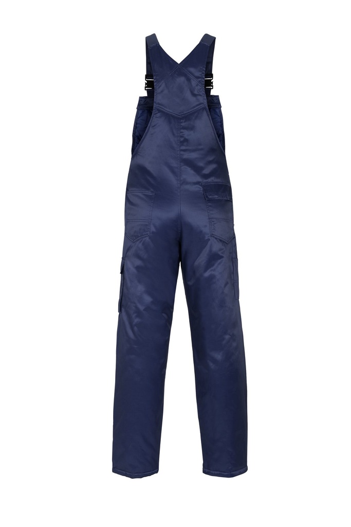 Planam Gletscher Piloten Latzhose Outdoor – Marineblau – Rückansicht
