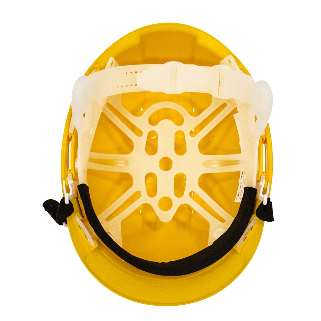 Portwest Monterosa Schutzhelm – Gelb – Rückansicht