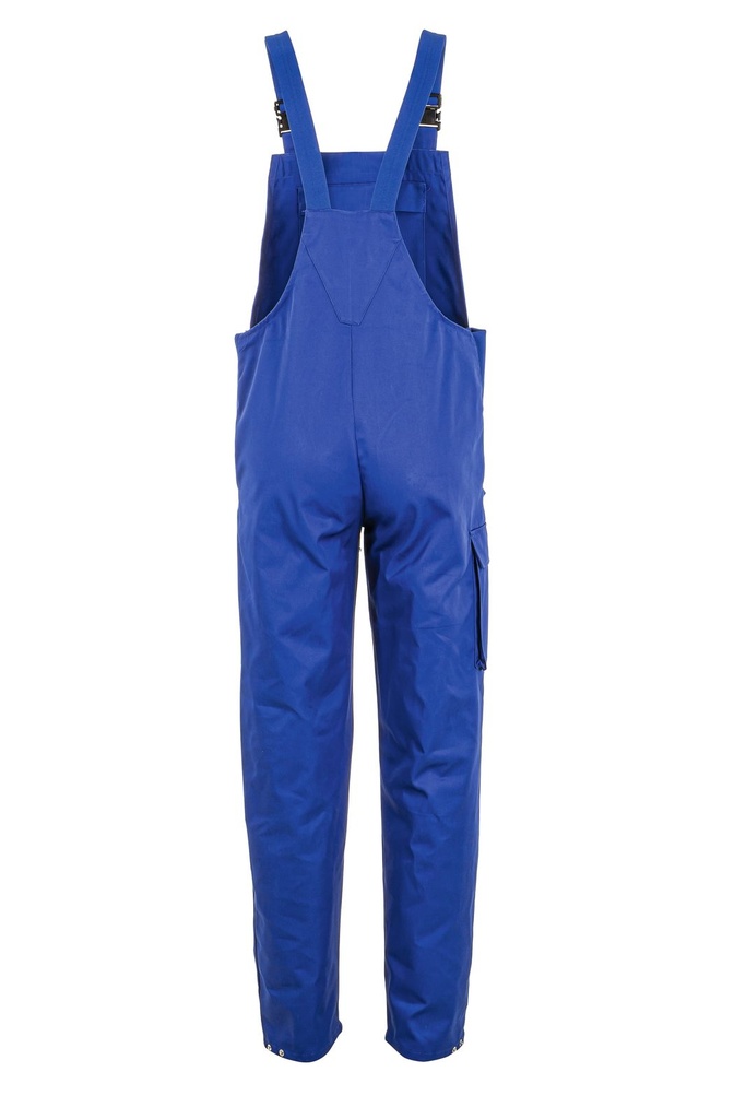 Planam Herren Latzhose Food – Kornblumenblau – Rückansicht