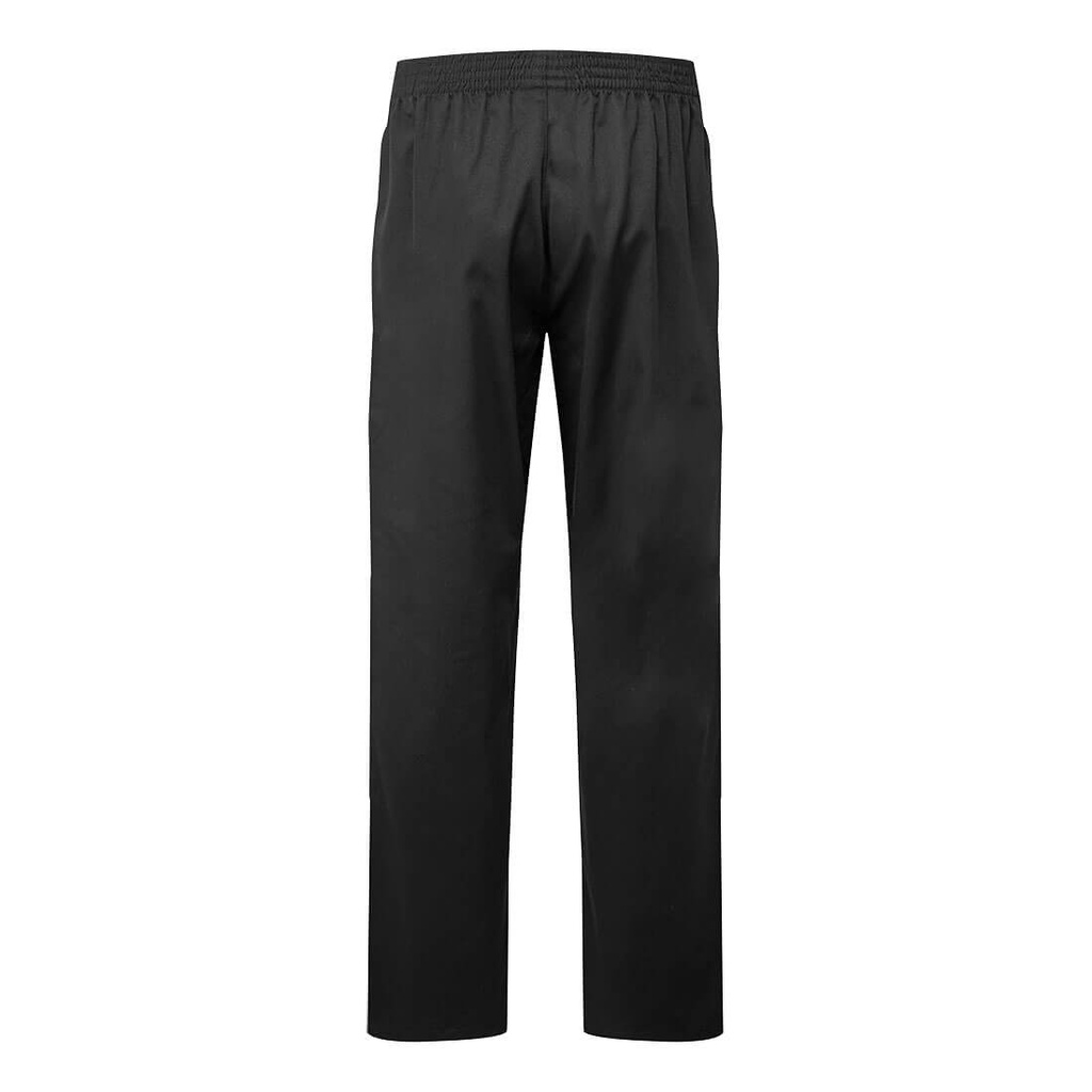 Portwest Bäckerhose – Schwarz – Rückansicht