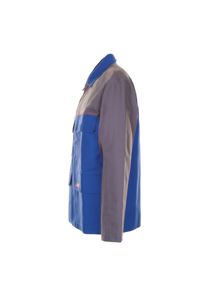 Planam Jacke 1-lagig Major Pect – Kornblumenblau – Seitenansicht links