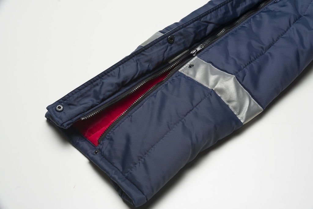 Planam Kühlhaus Latzhose Kühl-/Gefrierhaus – Marineblau – Detailansicht 2