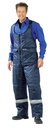 Planam Kühlhaus Latzhose Kühl-/Gefrierhaus – Marineblau – Modelansicht 1