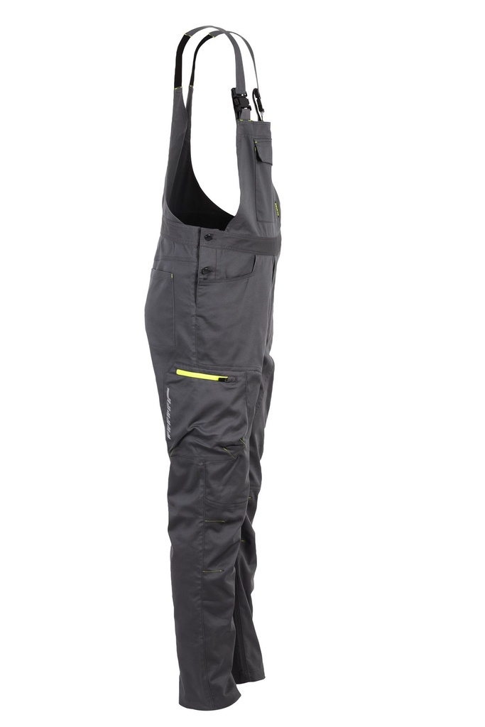 Planam Latzhose PLANAM Stretchline – Anthrazit – Seitenansicht rechts