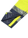 Planam Regenlatzhose 2-farbig Warnschutz, Outdoor – Warngelb/Blau – Detailansicht 1