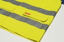 Planam Warn Jacke 1-lagig Major Pect – Warngelb/Blau – Detailansicht 1