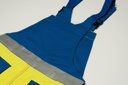 Planam Warn Latzhose Major Pect – Warngelb/Blau – Detailansicht 1