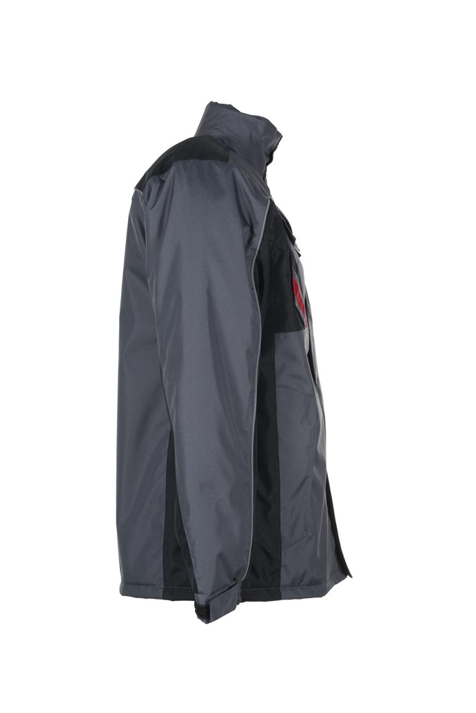 Planam Winterjacke Highline, Outdoor – Dunkelgrau – Seitenansicht rechts