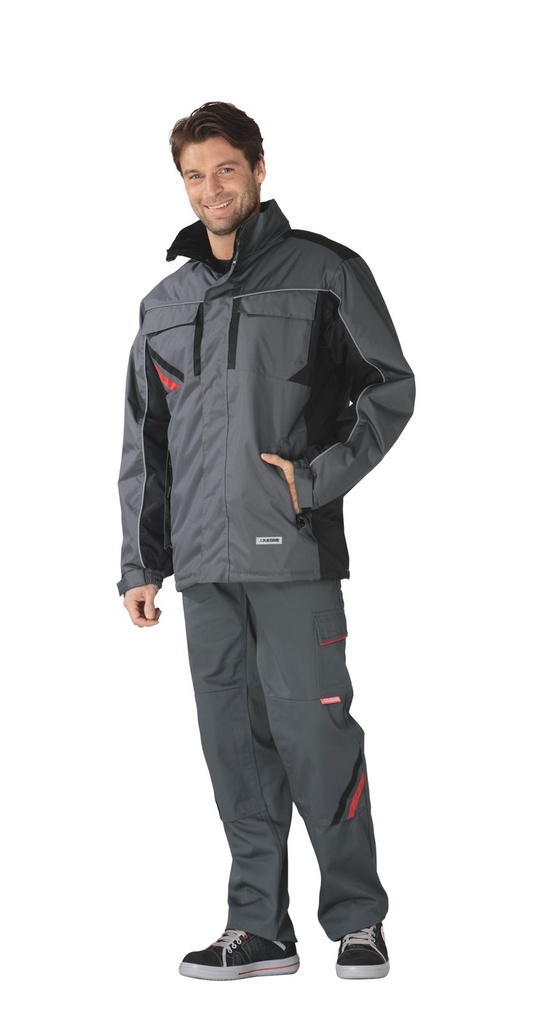 Planam Winterjacke Highline, Outdoor – Dunkelgrau – Modelansicht 1