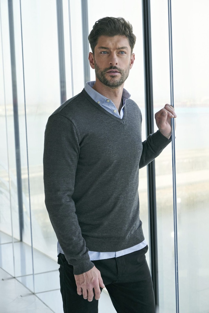 Henbury Pullover V-Ausschnitt Jumper 720