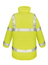 Result R 018X Sicherheitsjacke – Warngelb – Rückansicht