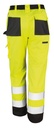 Result R 327X Sicherheits-Cargohose – Warngelb – Rückansicht