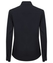 Henbury Bluse Langarm Wicking – Schwarz – Rückansicht