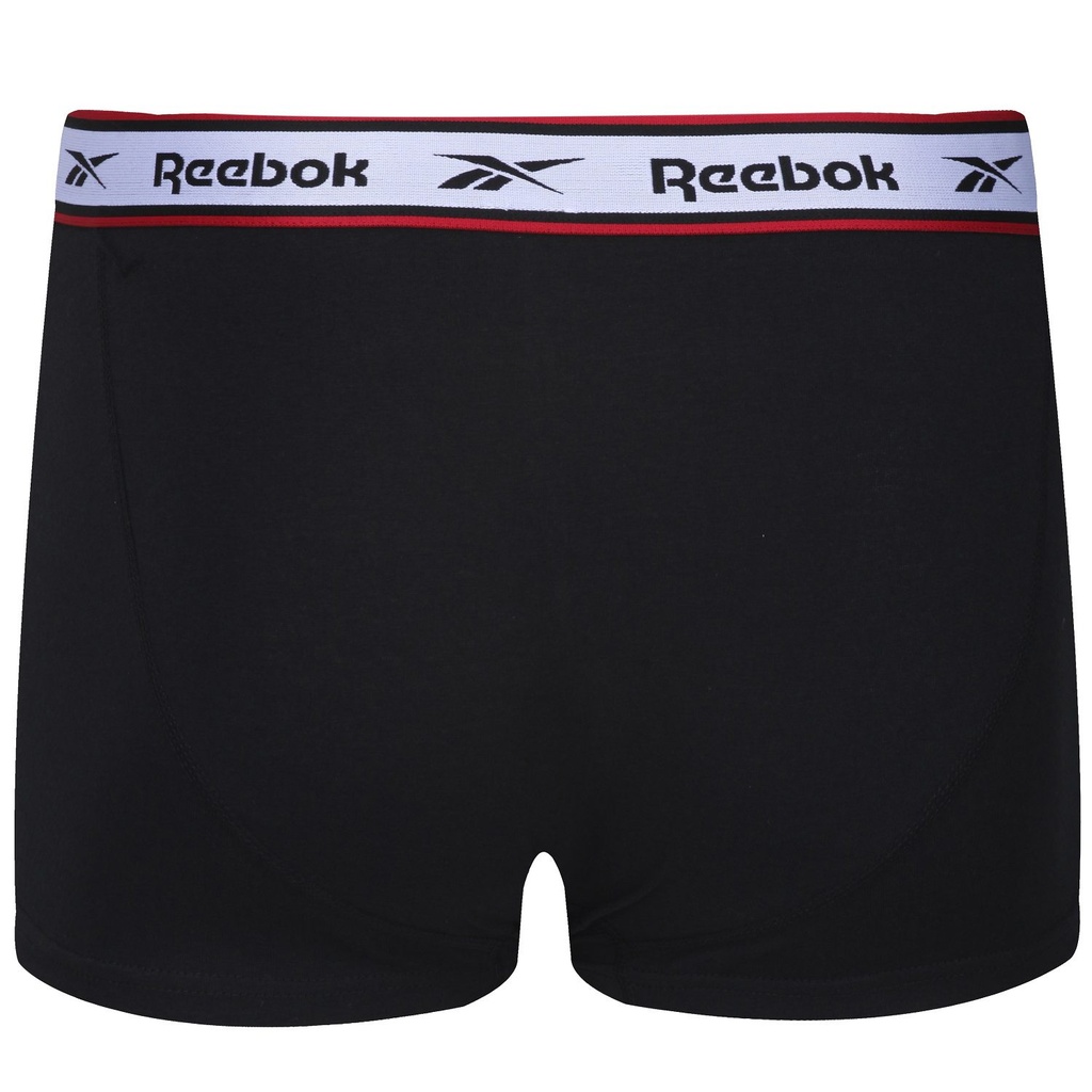 Reebok Unterhosen Barlow (3er Pack) – Schwarz – Rückansicht