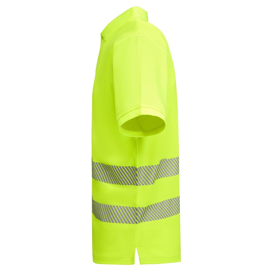 Roly Workwear Poloshirt Atrio Shortsleeve – Warngelb – Seitenansicht rechts