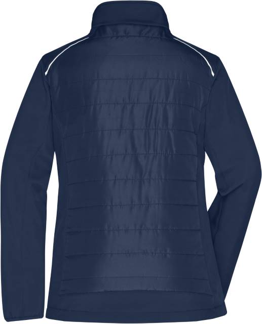 Daiber JN 1819 Damen-Hybridjacke – Marineblau – Rückansicht