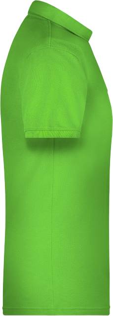 Daiber JN 874 Bio-Piqué-Arbeitspoloshirt – Apfelgrün – Seitenansicht rechts