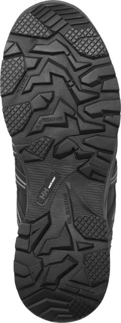 Helly Hansen Manchester Mid Boa 78424 Sicherheitsschuhe S3 – Schwarz/Grau – Rückansicht