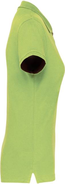 Kariban K 255 Damen-Piqué-Poloshirt – Apfelgrün – Seitenansicht rechts