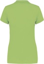 Kariban K 255 Damen-Piqué-Poloshirt – Apfelgrün – Rückansicht