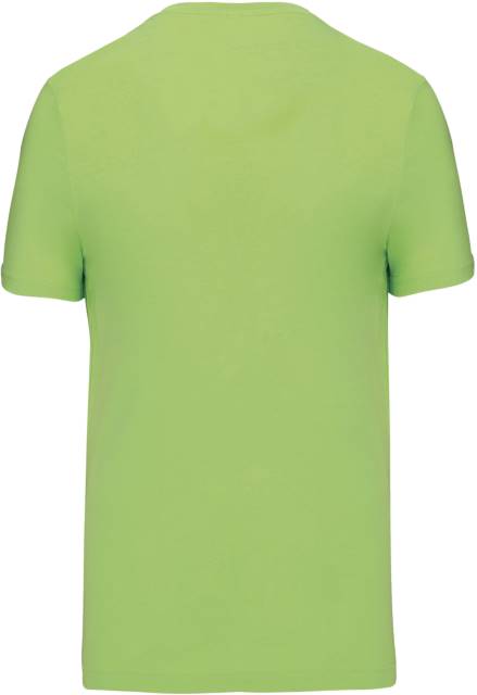 Kariban K 357 T-Shirt mit V-Ausschnitt – Apfelgrün – Rückansicht