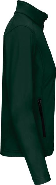 Kariban K 400 Damen-3-Lagen-Softshelljacke – Flaschengrün – Seitenansicht rechts