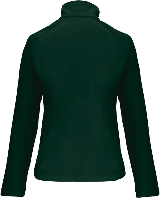 Kariban K 400 Damen-3-Lagen-Softshelljacke – Flaschengrün – Rückansicht