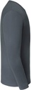 Russell 180L Authentic Langarm-T-Shirt – Dunkelgrau – Seitenansicht rechts