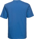 Russell 180M Authentic T-Shirt schwer – Azurblau – Rückansicht