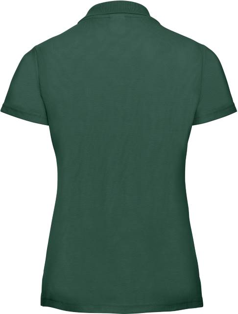 Russell 539F Damen-Piqué-Poloshirt – Flaschengrün – Rückansicht
