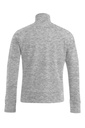 Promodoro 5290 Heavy Herren-Sweatjacke – Hellgrau meliert – Rückansicht