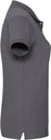 Russell Athletic 566F Damen-Stretch-Piqué-Poloshirt – Anthrazit – Seitenansicht rechts