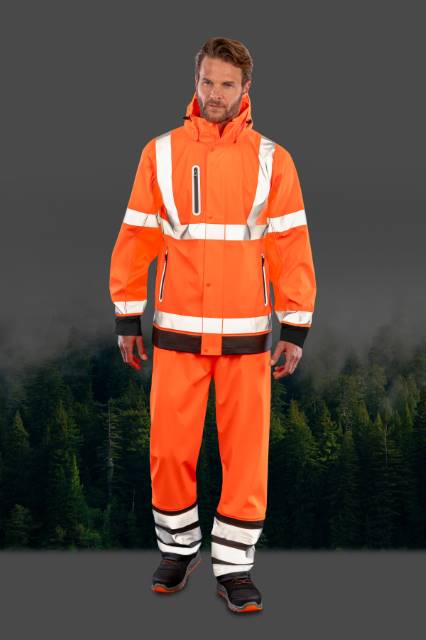 Result Recycled R 507X Sicherheitsjacke – Warnorange/Schwarz