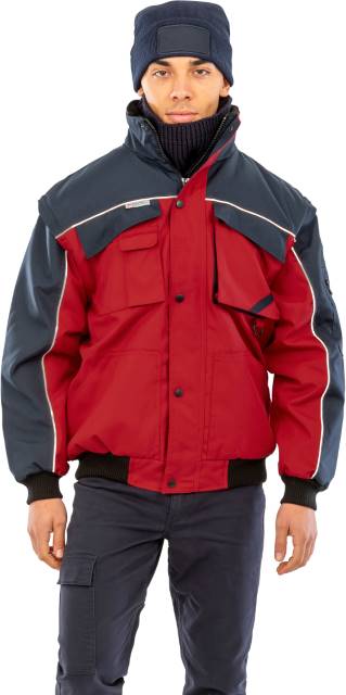 Result Work-Guard R 071X Arbeitsjacke mit abnehmbaren Ärmeln