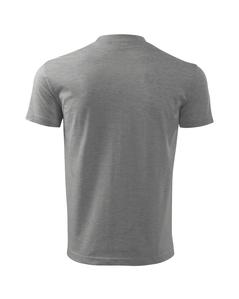 Malfini Classic Unisex-T-Shirt – Dunkelgrau meliert – Rückansicht