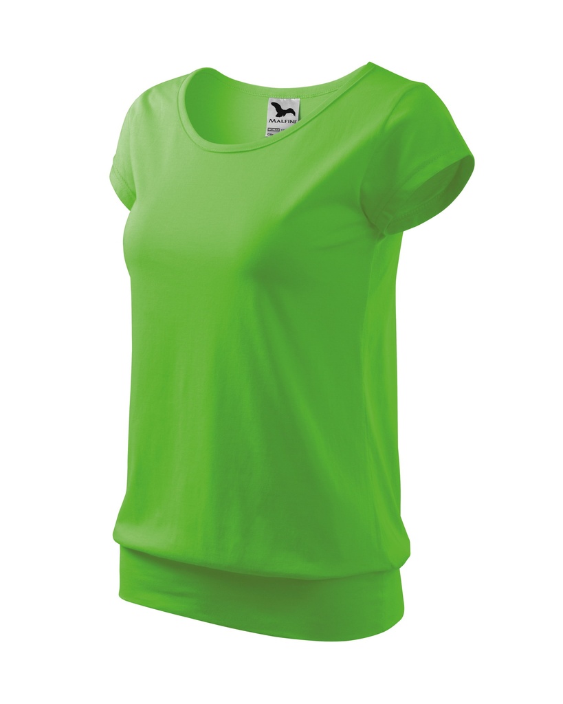 Malfini City Damen-T-Shirt – Apfelgrün