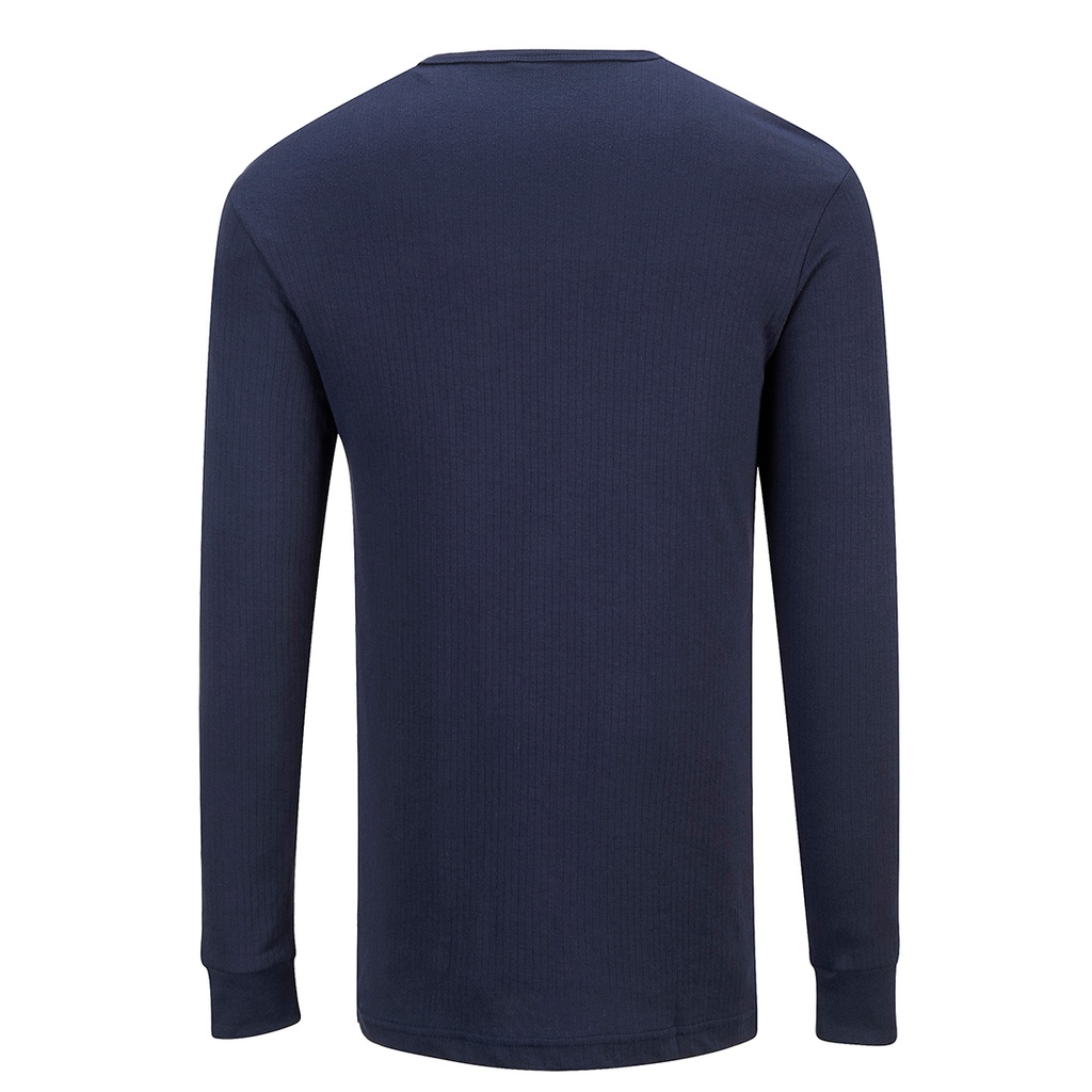 Portwest Thermo-Langarmshirt – Marineblau – Rückansicht