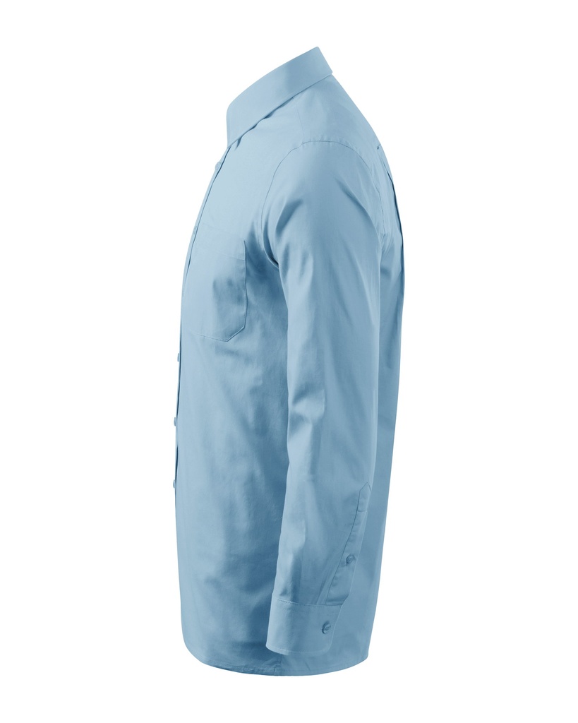 Malfini Style LS Herren-Hemd – Himmelblau – Seitenansicht