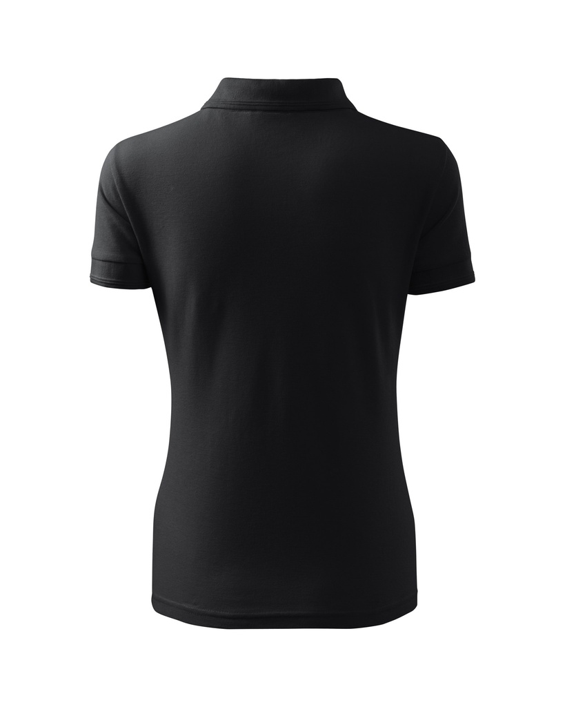 Malfini Pique Polo Damen-Poloshirt – Anthrazit – Rückansicht