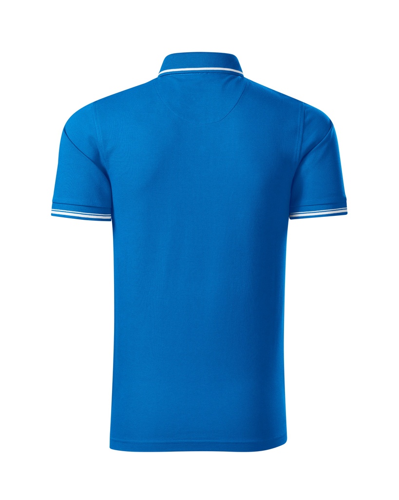 Malfini Premium Perfection plain Herren-Poloshirt – Atollblau – Rückansicht