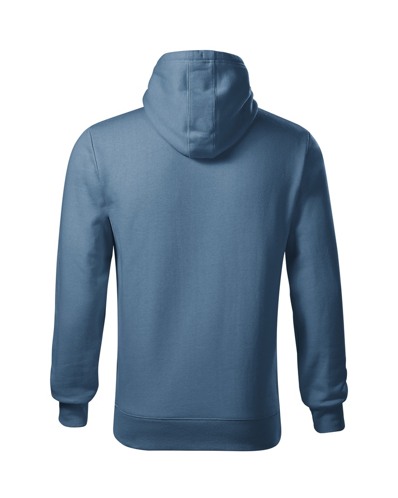 Malfini Cape Herren-Sweatshirt – Denimblau – Rückansicht