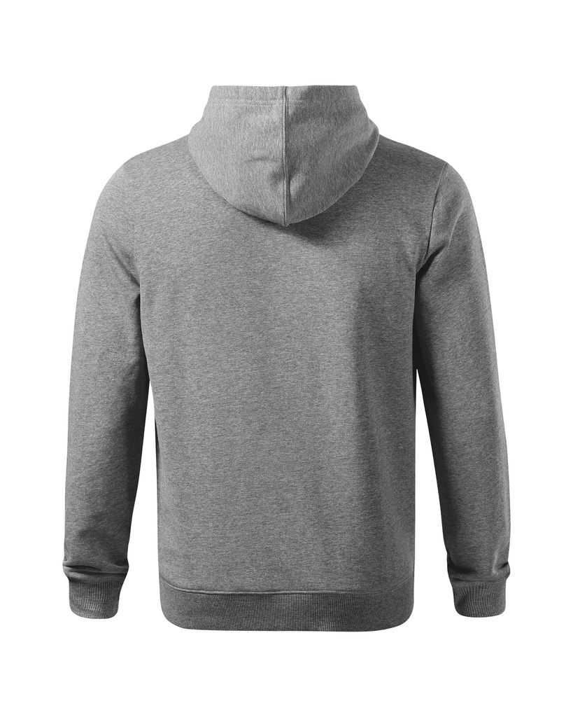 Malfini Break Herren-Sweatshirt – Dunkelgrau meliert – Rückansicht