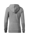 Malfini Break Damen-Sweatshirt – Dunkelgrau meliert – Rückansicht