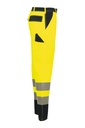 Planam Bundhose 2-farbig Warnschutz, Outdoor – Warngelb/Blau – Seitenansicht rechts