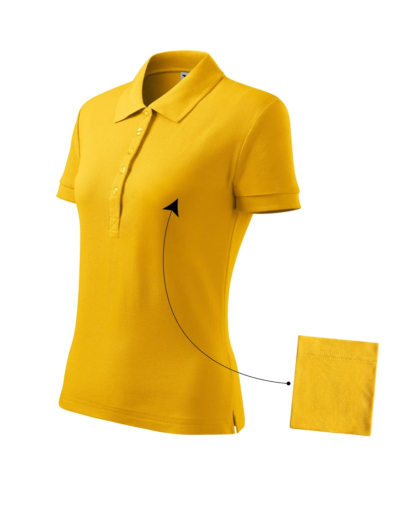 Malfini Cotton Damen-Poloshirt – Detailansicht 4