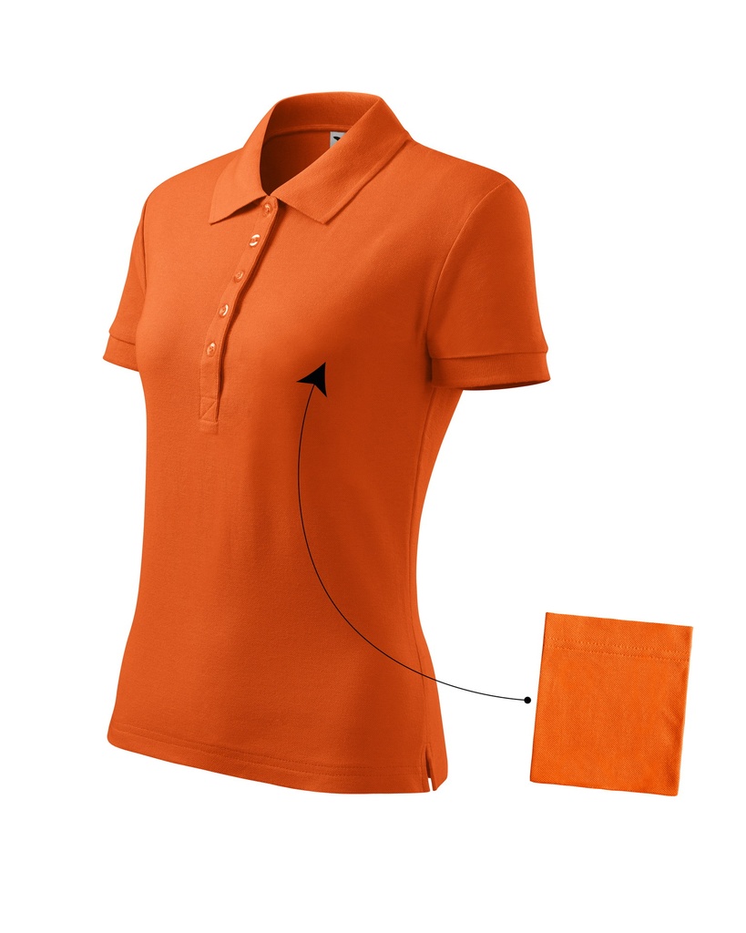 Malfini Cotton Damen-Poloshirt – Detailansicht 8